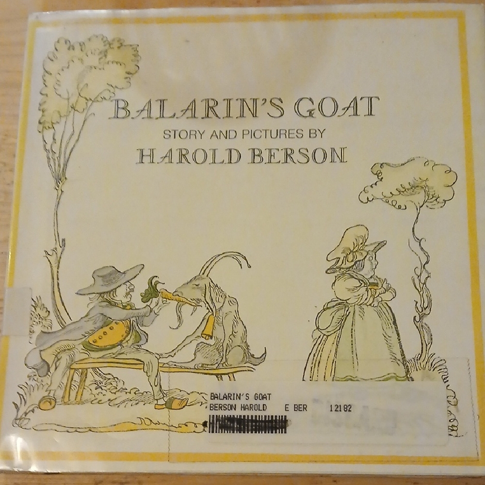 Balarin's Goat by Harold Berson Book